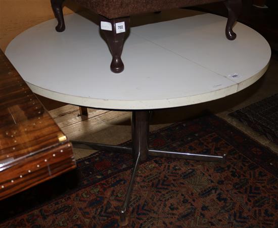 1950s circular extending table by TAVO